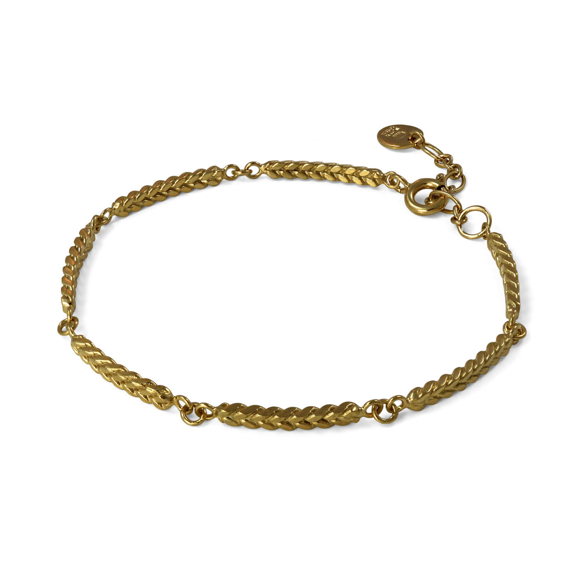 Gold Demeter Bar Link Bracelet — Cara Tonkin