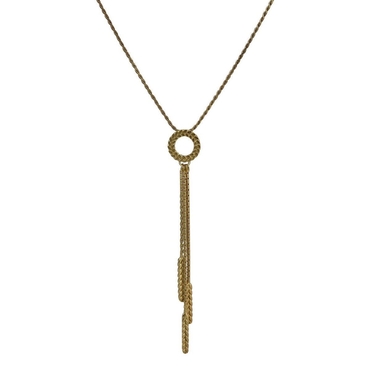 Gold Demeter Tassel Pendant — Cara Tonkin