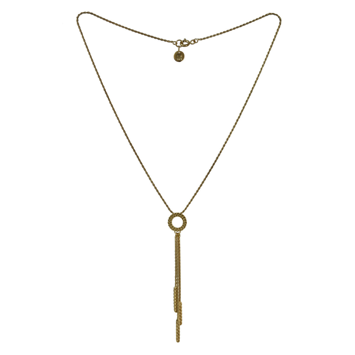 Gold Demeter Tassel Pendant — Cara Tonkin