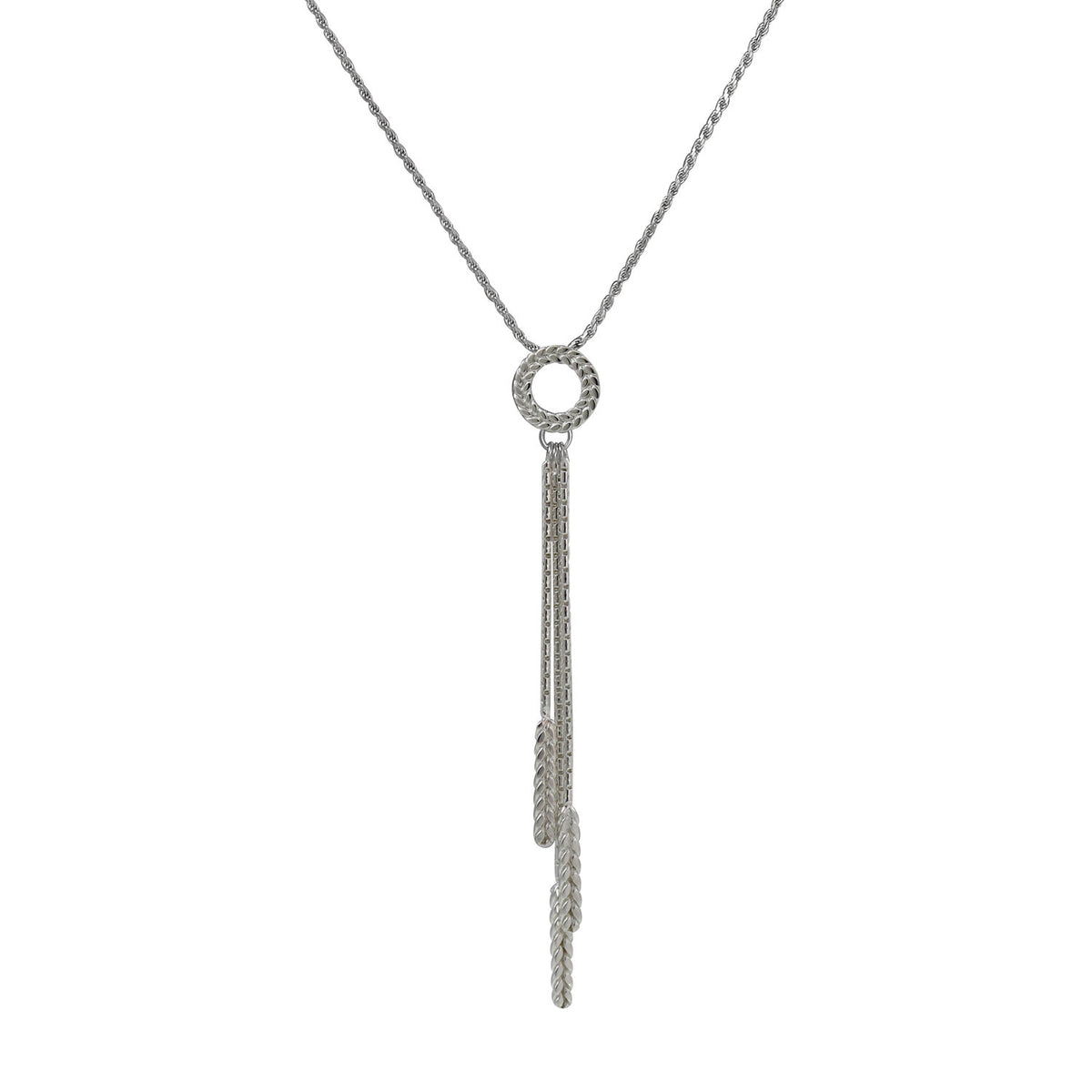 Silver Demeter Tassel Pendant — Cara Tonkin