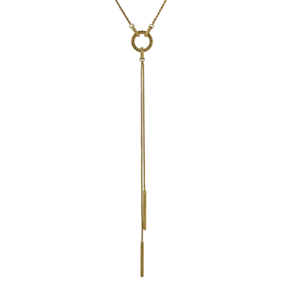 Gold Demeter Lariat — Cara Tonkin