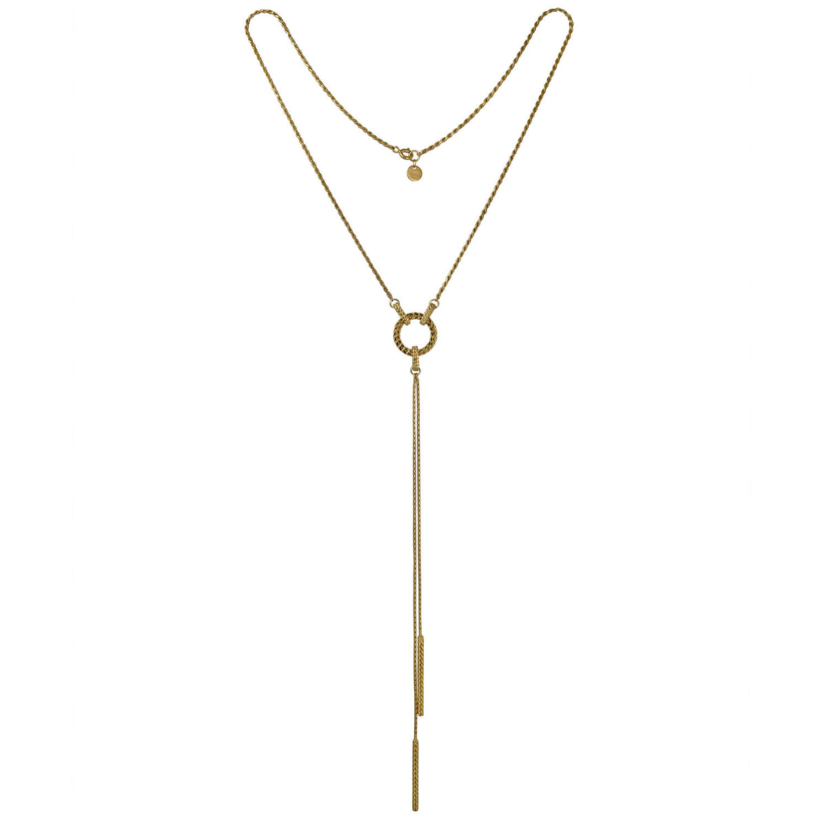 Gold Demeter Lariat — Cara Tonkin