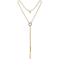 Gold Demeter Lariat — Cara Tonkin