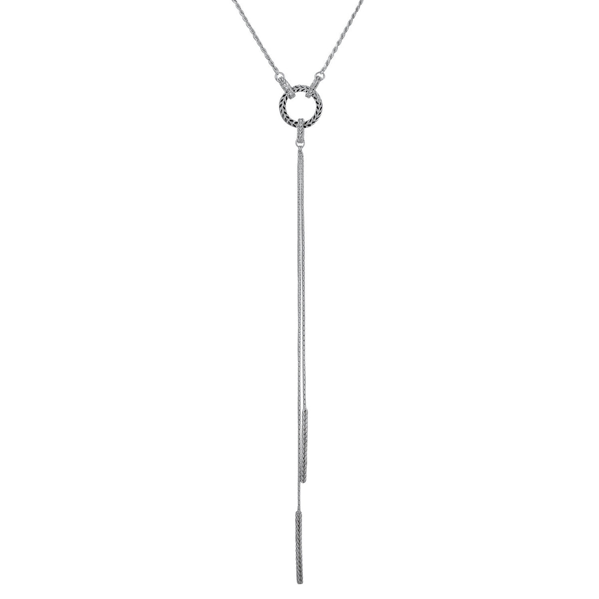 Silver Demeter Lariat — Cara Tonkin