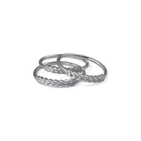 Silver Demeter Stacking Rings — Cara Tonkin