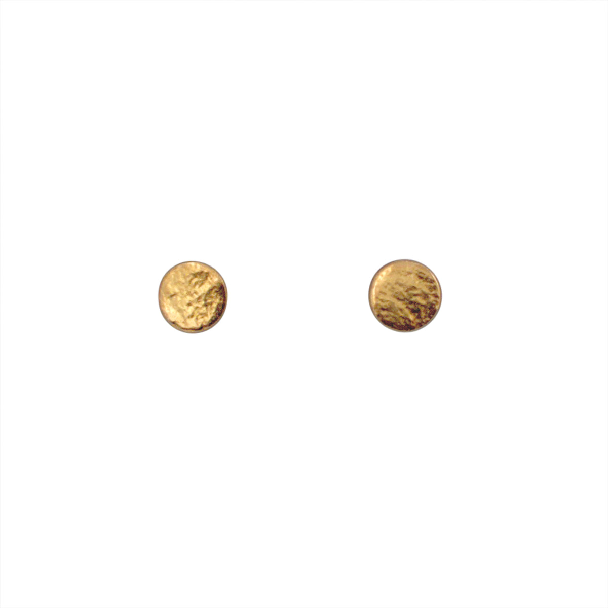 Gold Stud Earrings in small by British jewellerCara Tonkin