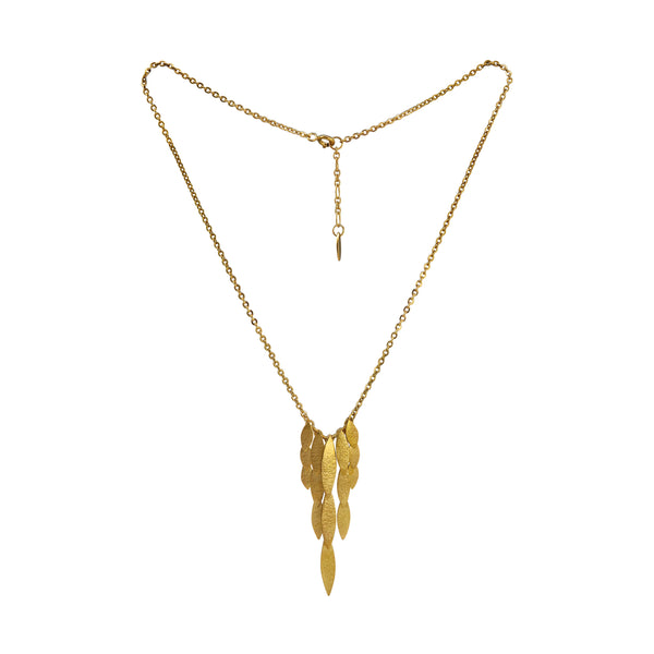 Gold Icarus Waterfall Necklace — Cara Tonkin