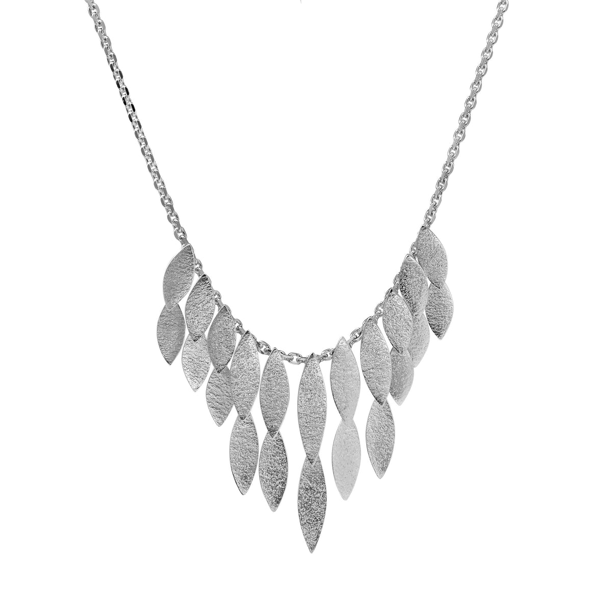 Silver Icarus Large Waterfall Necklace  — Cara Tonkin