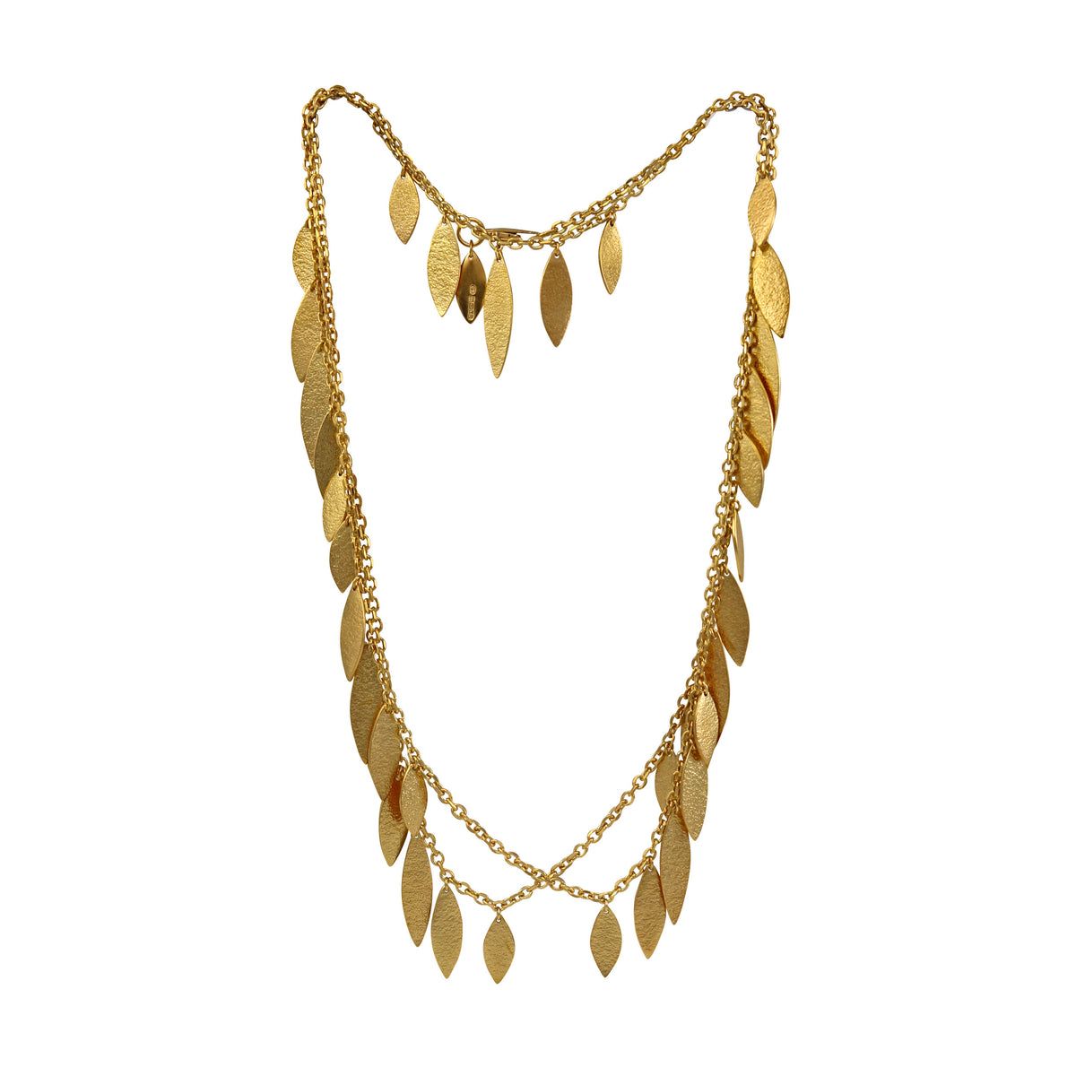 Gold Icarus Large Drops Necklace — Cara Tonkin