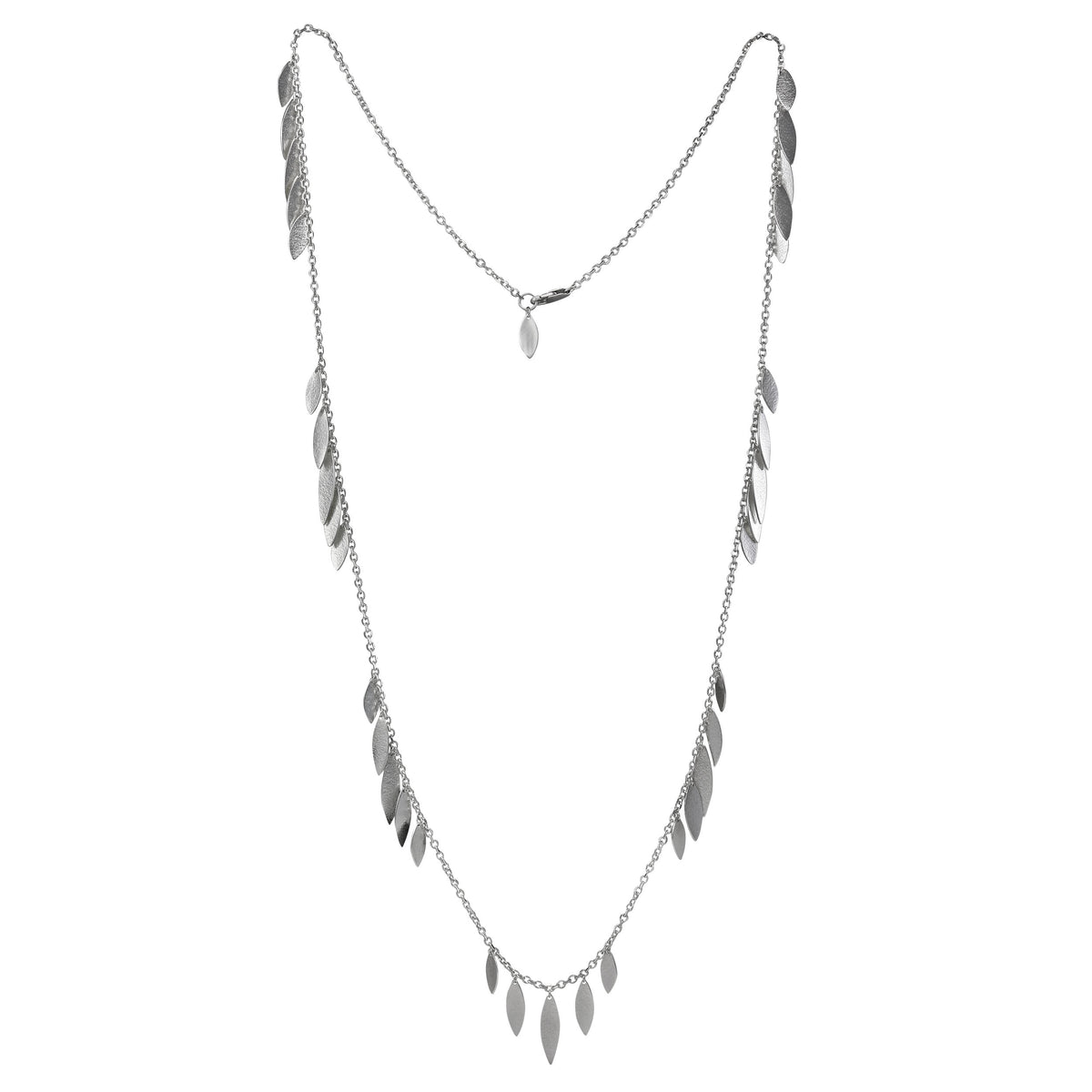 Silver Icarus Large Drops Necklace  — Cara Tonkin