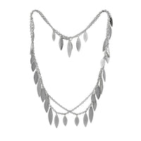 Silver Icarus Large Drops Necklace  — Cara Tonkin