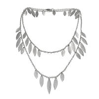 Silver Icarus Large Drops Necklace  — Cara Tonkin