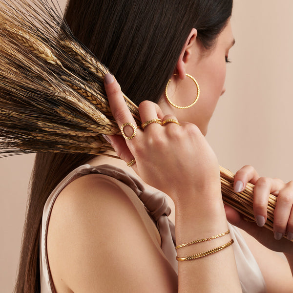 Gold Demeter Cuff — Cara Tonkin