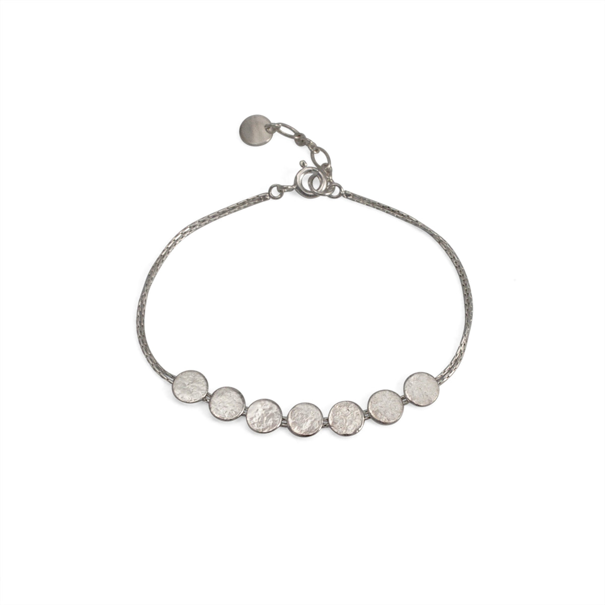 Silver Paillette Skinny Bracelet — Cara Tonkin