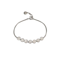 Silver Paillette Skinny Bracelet — Cara Tonkin