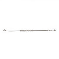Silver Paillette Skinny Bracelet — Cara Tonkin