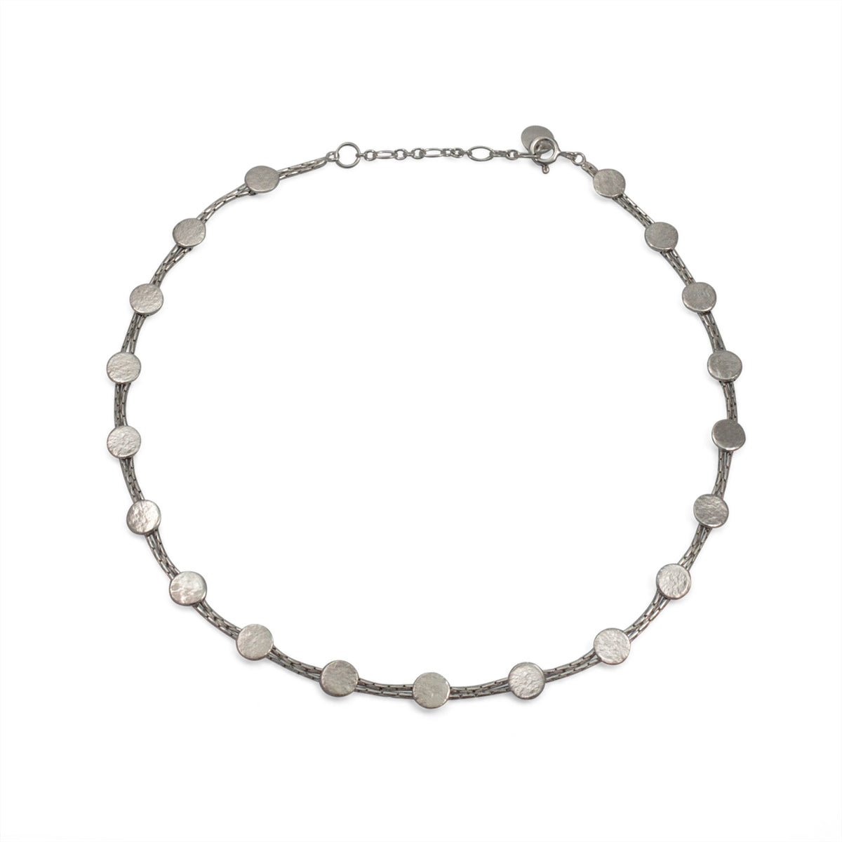 Silver Paillette Wrap Bracelet/Choker — Cara Tonkin