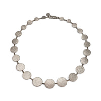 Silver Paillette Graduated Disc Collar — Cara Tonkin