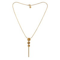 Gold Paillette Triple Disc Pendant  — Cara Tonkin