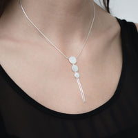 Gold Paillette Triple Disc Pendant  — Cara Tonkin
