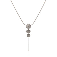 Silver Paillette Triple Disc Pendant — Cara Tonkin