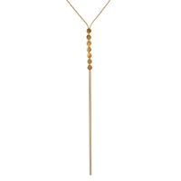 Gold Paillette Lariat — Cara Tonkin