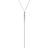 Silver Paillette Lariat — Cara Tonkin