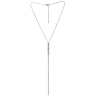 Silver Paillette Lariat — Cara Tonkin