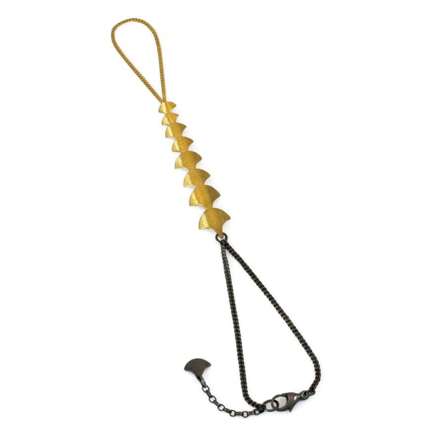 Gold Siren Vertebrae Hand Bracelet — Cara Tonkin
