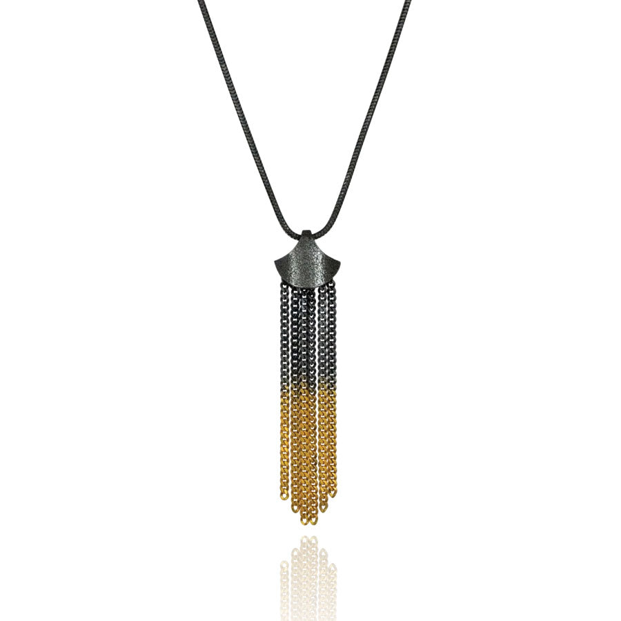 Gold Siren Tassel Pendant — Cara Tonkin