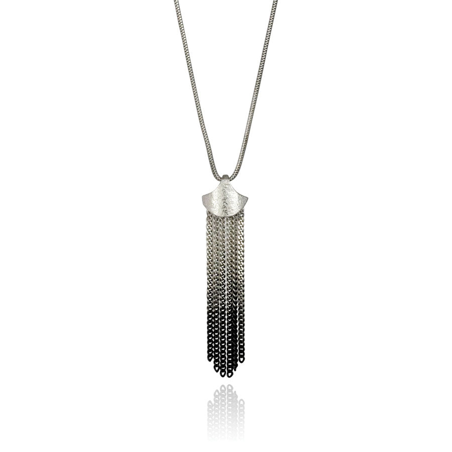 Silver Siren Tassel Pendant — Cara Tonkin