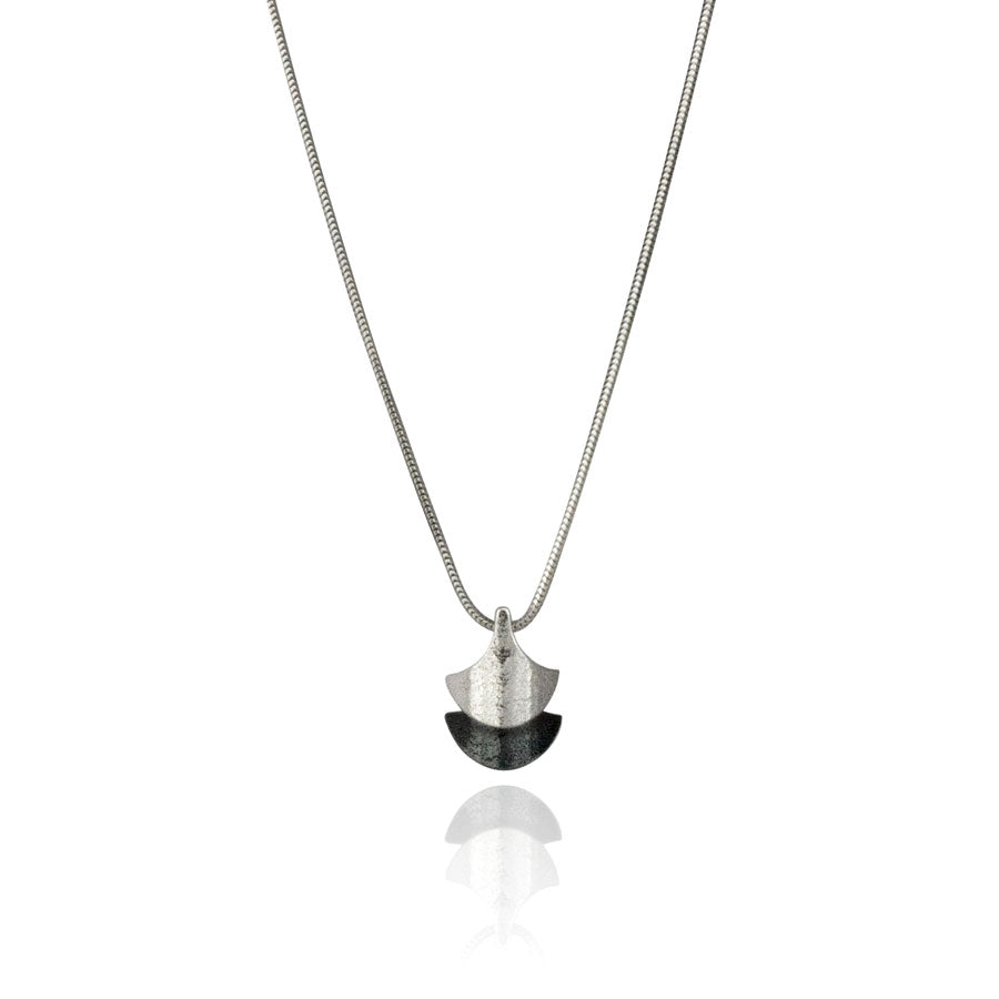 Silver Siren Double Scale Pendant — Cara Tonkin