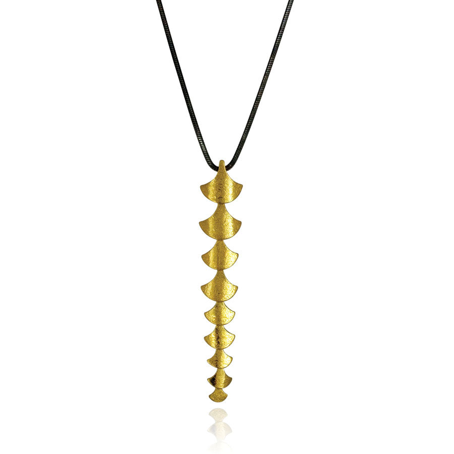 Gold Siren Vertebrae Pendant — Cara Tonkin