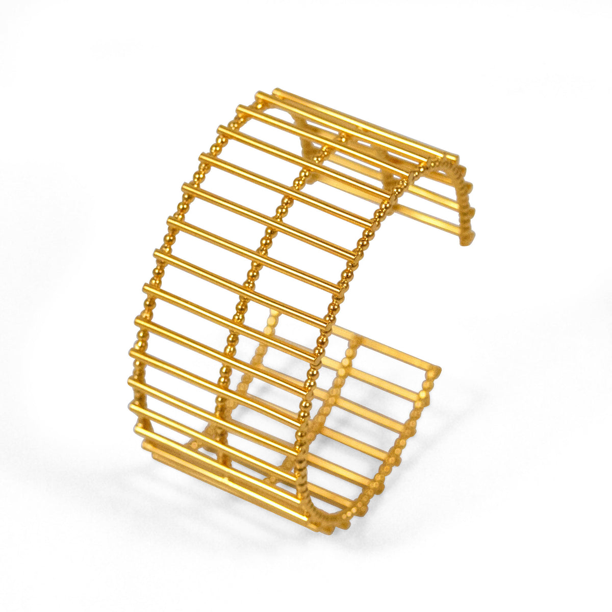 Gold Theda Stripe Cuff — Cara Tonkin