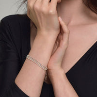 Gold Theda Pharon Skinny Bracelet  — Cara Tonkin