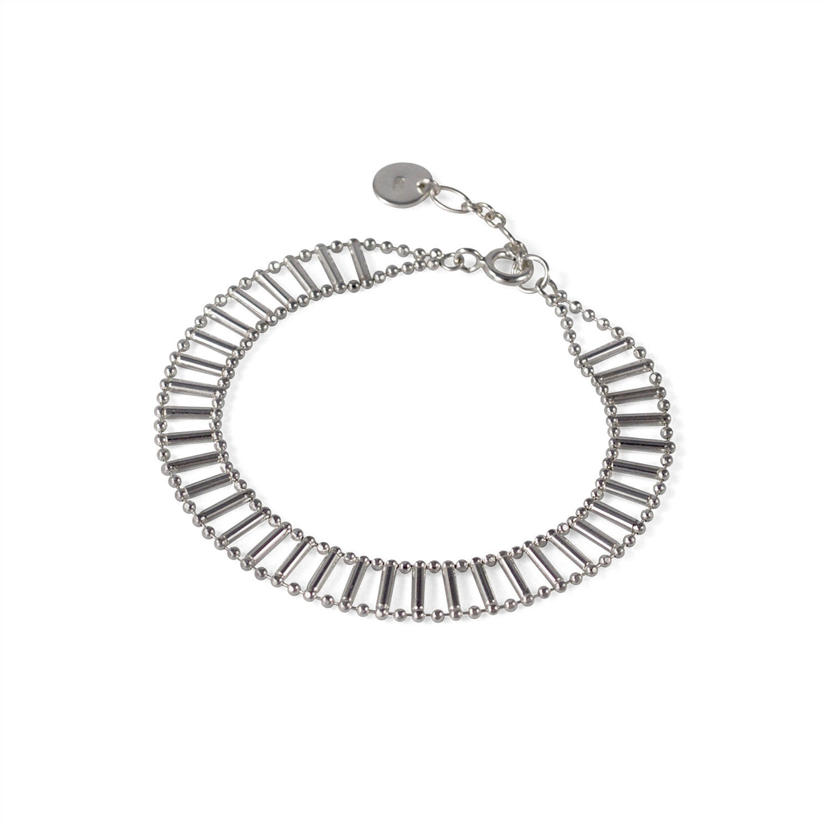 Silver Theda Pharon Skinny Bracelet — Cara Tonkin