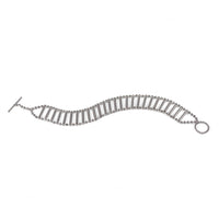 Silver Theda Pharon Wide Bracelet  — Cara Tonkin