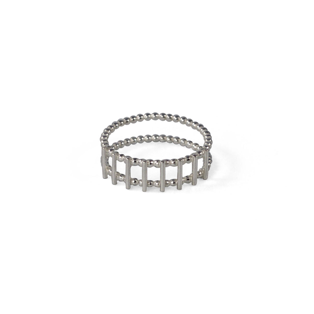 Silver Theda Skinny Stripe Ring — Cara Tonkin