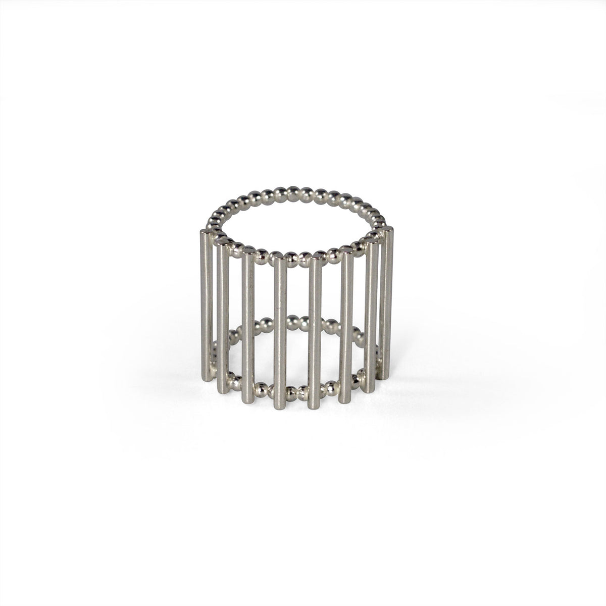 Silver Theda Wide Stripe Ring — Cara Tonkin