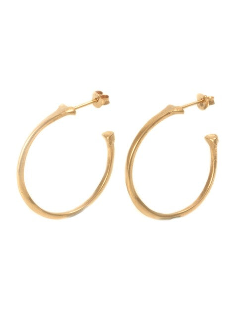 The Radius Hoop Earrings - Rose Gold - IndependentBoutique.com