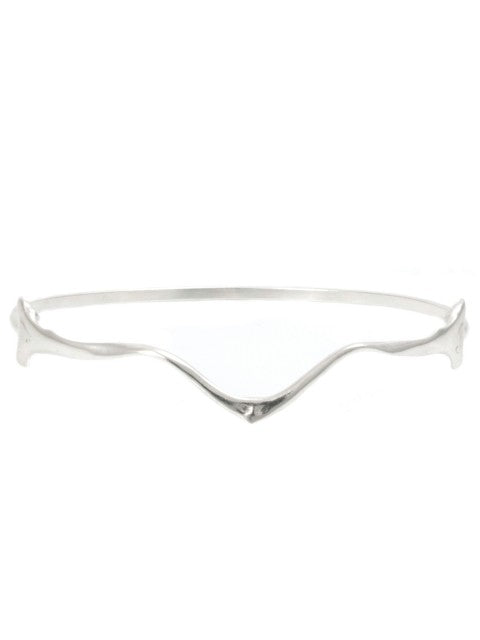 The Wishbone Bangle - Sterling Silver - IndependentBoutique.com