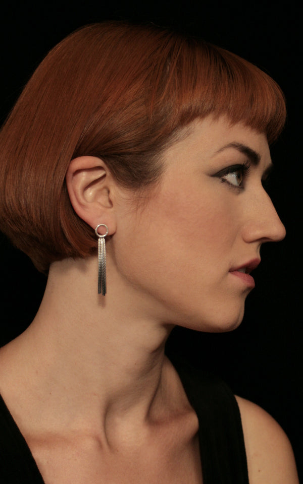 Gold Vesper Small Loop Earrings — Cara Tonkin