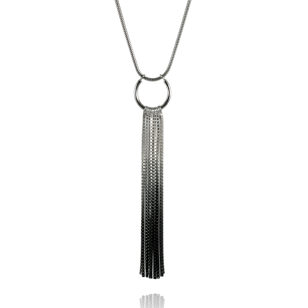 Silver Vesper Hoop Pendant — Cara Tonkin