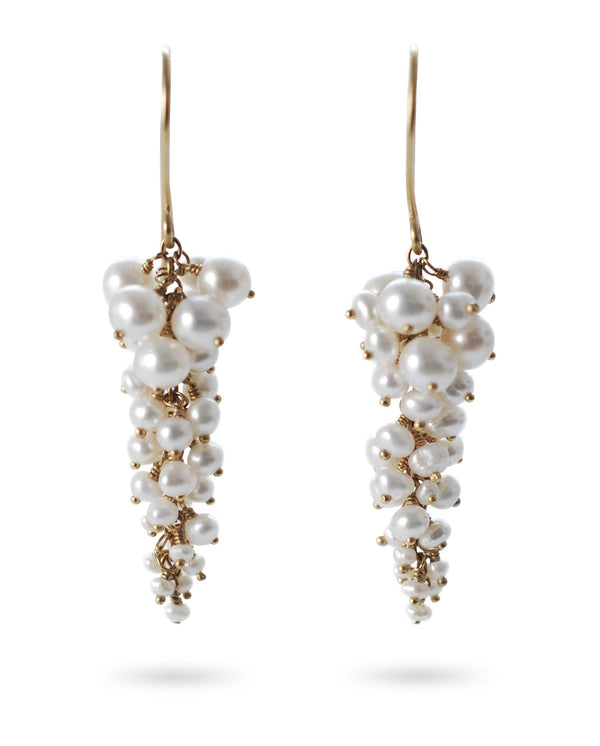 Pearl Wisteria Earrings - IndependentBoutique.com