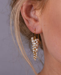 Pearl Wisteria Earrings - IndependentBoutique.com