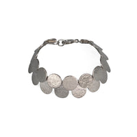 Silver Paillette Double Row Interchangeable Necklace & Bracelet - IndependentBoutique.com