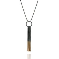 Gold Vesper Short Hoop Pendant - IndependentBoutique.com