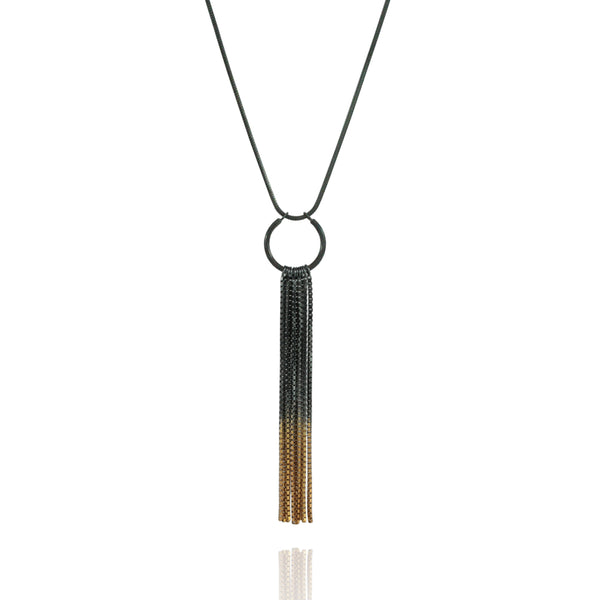 Gold Vesper Short Hoop Pendant - IndependentBoutique.com