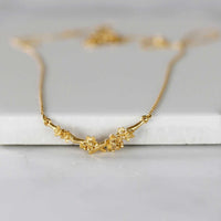 Cherry Blossom Branch Necklace – Silver/Gold/Rose Gold — Lee Renee