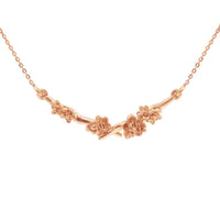 Cherry Blossom Branch Necklace – Silver/Gold/Rose Gold — Lee Renee